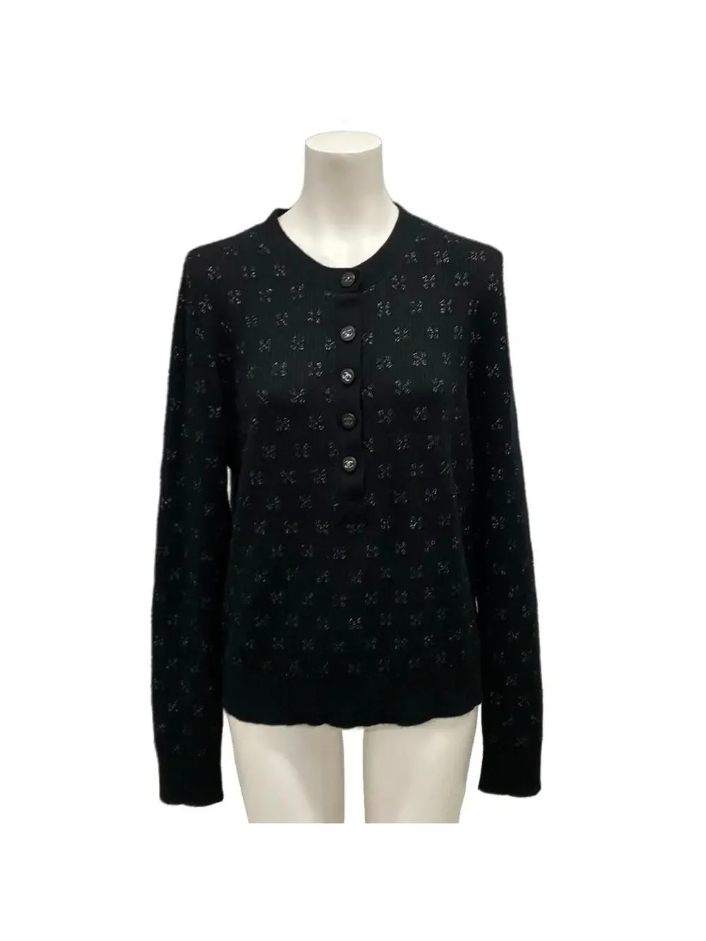 Chanel Black (Outer Fabric) Cashmere #295575C12B